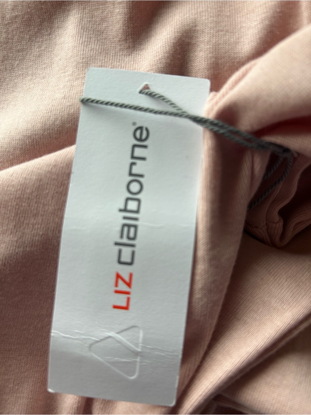 Liz Claiborne Soft Blush Pink Knit Top